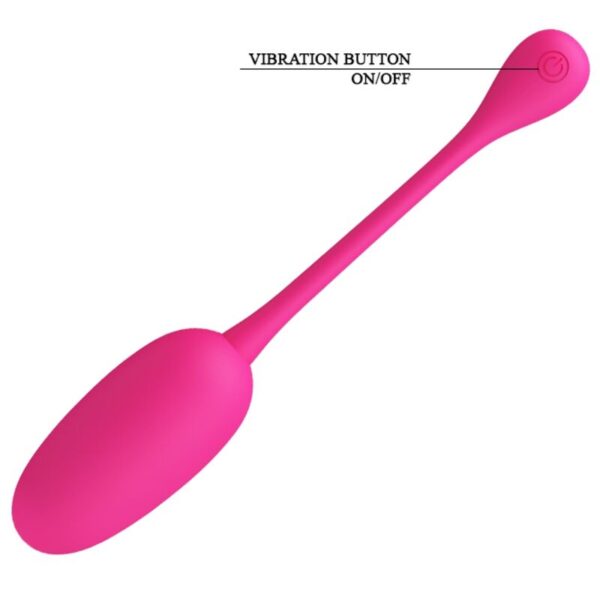 PRETTY LOVE - KNUCKER PINK RECHARGEABLE VIBRATING EGG - Image 6