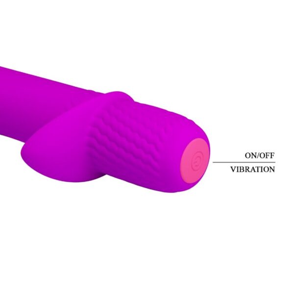 PRETTY LOVE - TROY PURPLE RECHARGEABLE VIBRATOR - Image 6