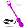 PRETTY LOVE - ELVIRA RECHARGEABLE VIBRATING BALLS PURPLE - Image 5