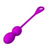PRETTY LOVE - ELVIRA RECHARGEABLE VIBRATING BALLS PURPLE - Image 3