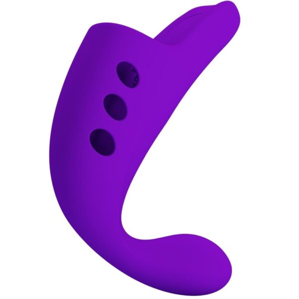 PRETTY LOVE - GORGON PURPLE RECHARGEABLE FINGER VIBRATOR - Image 3