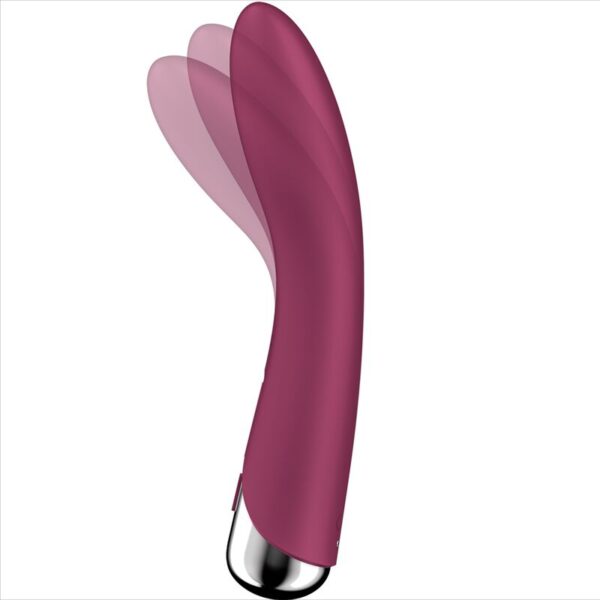 SATISFYER - SPINNING VIBE 1 G-SPOT ROTATOR VIBRATOR RED - Image 5