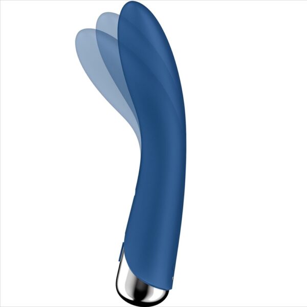 SATISFYER - SPINNING VIBE 1 G-SPOT BLUE ROTATOR VIBRATOR - Image 5