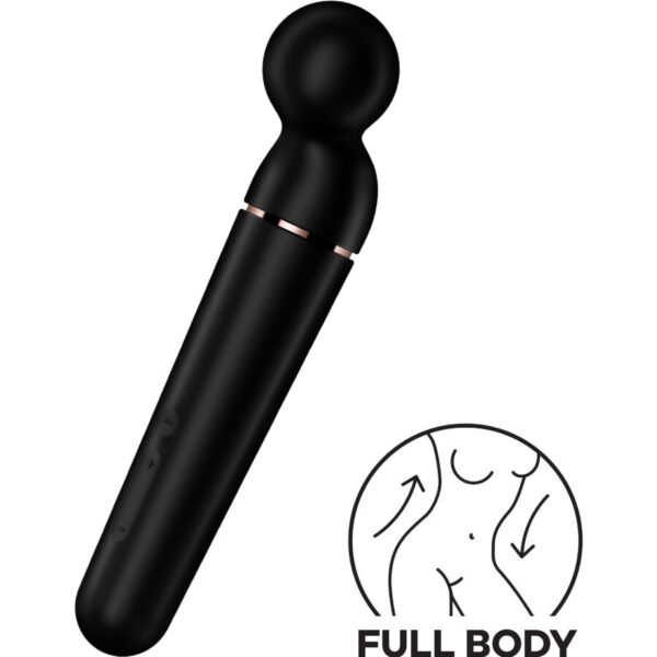 SATISFYER - PLANET WAND-ER VIBRATOR MASSAGER BLACK - Image 5