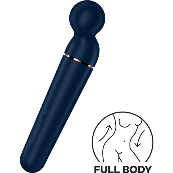 SATISFYER - PLANET WAND-ER VIBRATOR MASSAGER BLUE - Image 5