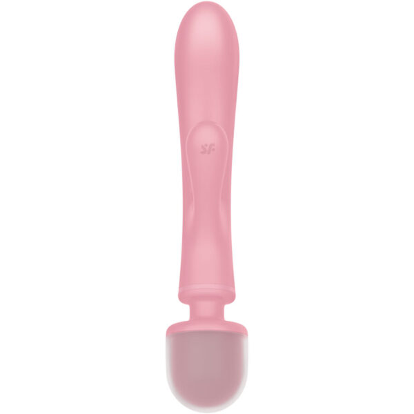 SATISFYER - TRIPLE LOVER RABBIT VIBRATOR MASSAGER PINK - Image 4