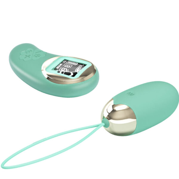 PRETTY LOVE - GREEN REMOTE CONTROL VIBRATING EGG MINE - Image 2