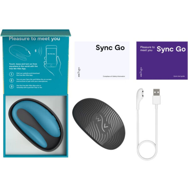 WE-VIBE - SYNC GO DUAL STIMULATOR TURQUOISE - Image 4