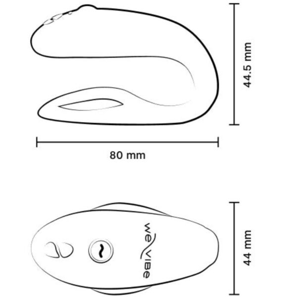 WE-VIBE - SYNC O FLEXIBLE VIBRATOR REMOTE CONTROL VIOLET - Image 2