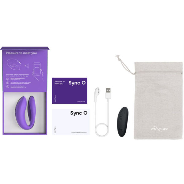 WE-VIBE - SYNC O FLEXIBLE VIBRATOR REMOTE CONTROL VIOLET - Image 3