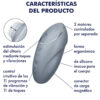SATISFYER - TAP & CLIMAX 1 LAY-ON VIBRATOR GREY - Image 5