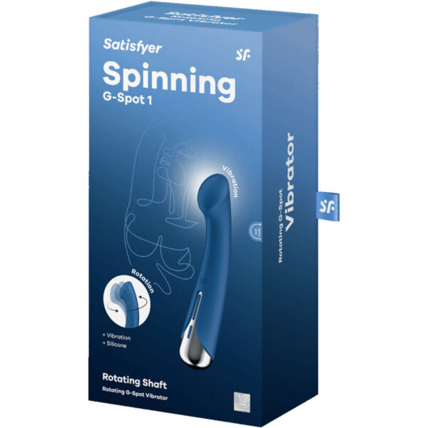 SATISFYER - SPINNING G-SPORT 1 ROTATOR VIBRATOR BLUE - Image 6