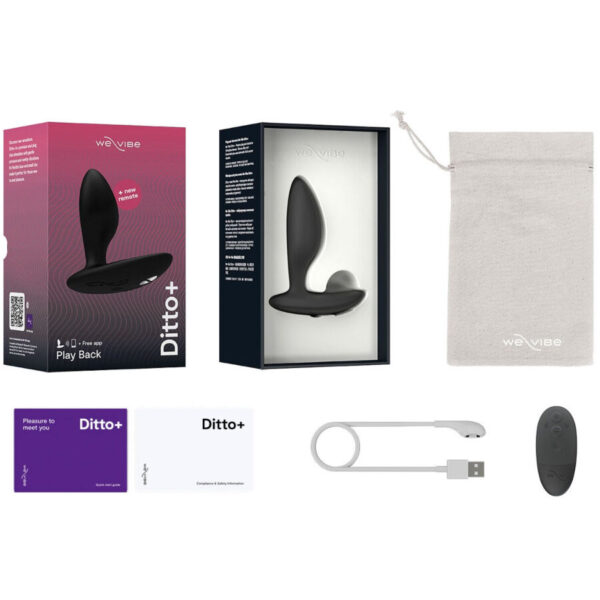 WE-VIBE - DITTO+ ANAL PLUG VIBRATOR BLACK - Image 5