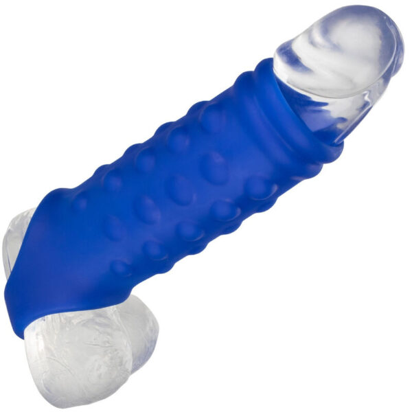 ADMIRAL - BEADED PENIS COVER LIQUID SILICONE BLUE - Image 5