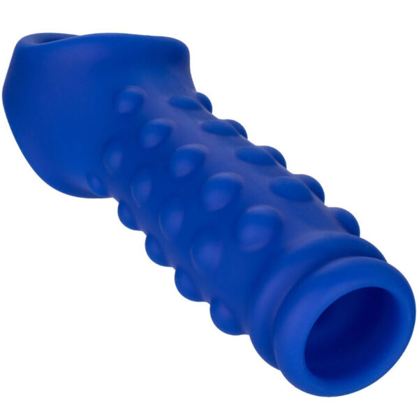 ADMIRAL - BEADED PENIS COVER LIQUID SILICONE BLUE - Image 2