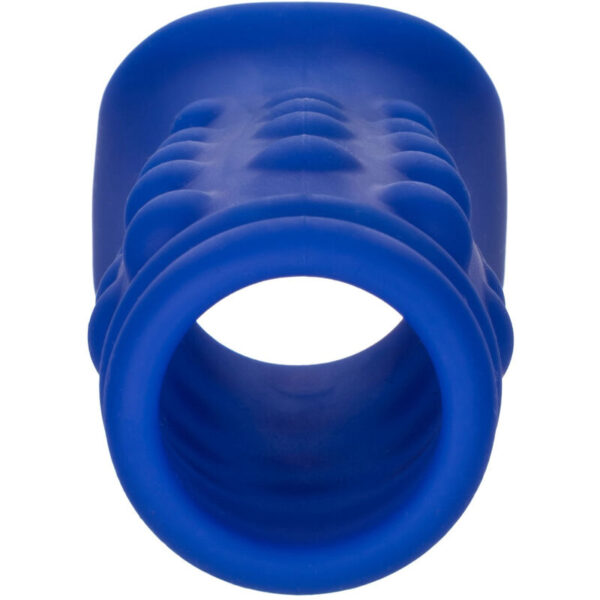 ADMIRAL - BEADED PENIS COVER LIQUID SILICONE BLUE - Image 3