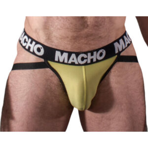 MACHO - MX25A JOCK LYCRA YELLOW