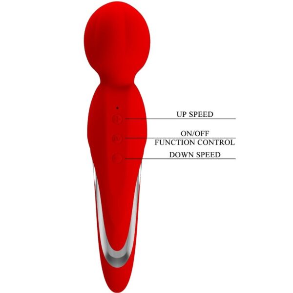 PRETTY LOVE - WALTER VIBRATOR WAND RED - Image 6