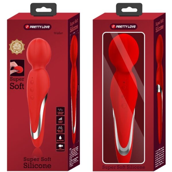 PRETTY LOVE - WALTER VIBRATOR WAND RED - Image 9