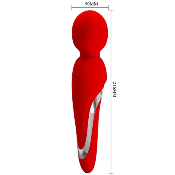 PRETTY LOVE - WALTER VIBRATOR WAND RED - Image 5