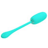 PRETTY LOVE - JULIUS WATERPROOF-RECHARGEABLE VIBRATING EGG AQUA GREEN - Image 2