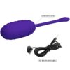 PRETTY LOVE - KIRK RECHARGEABLE VIBRATING EGG PURPLE - Image 8