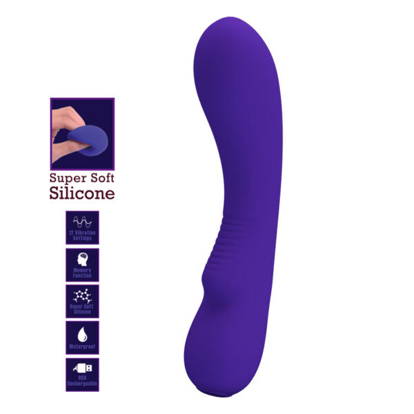PRETTY LOVE - PRESCOTT RECHARGEABLE VIBRATOR PURPLE - Image 7