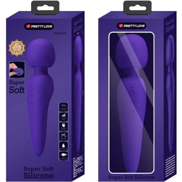 PRETTY LOVE - MEREDITH MASSAGER 12 VIBRATION MODES PURPLE - Image 9