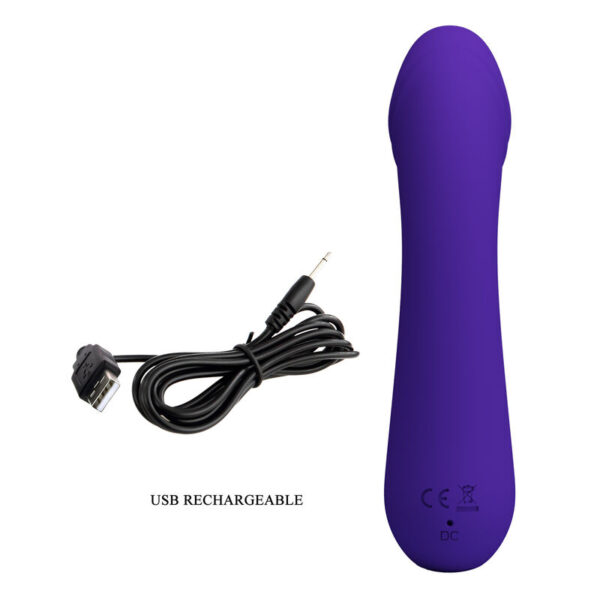 PRETTY LOVE - CETUS RECHARGEABLE VIBRATOR PURPLE - Image 8