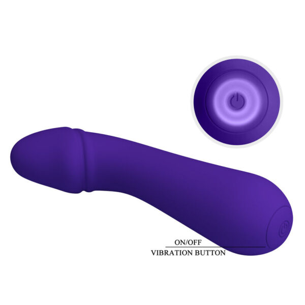 PRETTY LOVE - CETUS RECHARGEABLE VIBRATOR PURPLE - Image 7