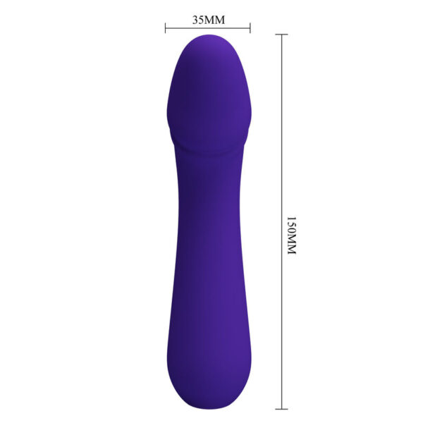 PRETTY LOVE - CETUS RECHARGEABLE VIBRATOR PURPLE - Image 6