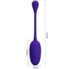 PRETTY LOVE - KNUCKER PURPLE RECHARGEABLE VIBRATING EGG - Image 6