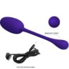 PRETTY LOVE - KNUCKER PURPLE RECHARGEABLE VIBRATING EGG - Image 8