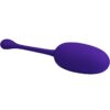 PRETTY LOVE - KNUCKER PURPLE RECHARGEABLE VIBRATING EGG - Image 3