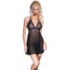 CHILIROSE - CR 4145 BABYDOLL BLACK