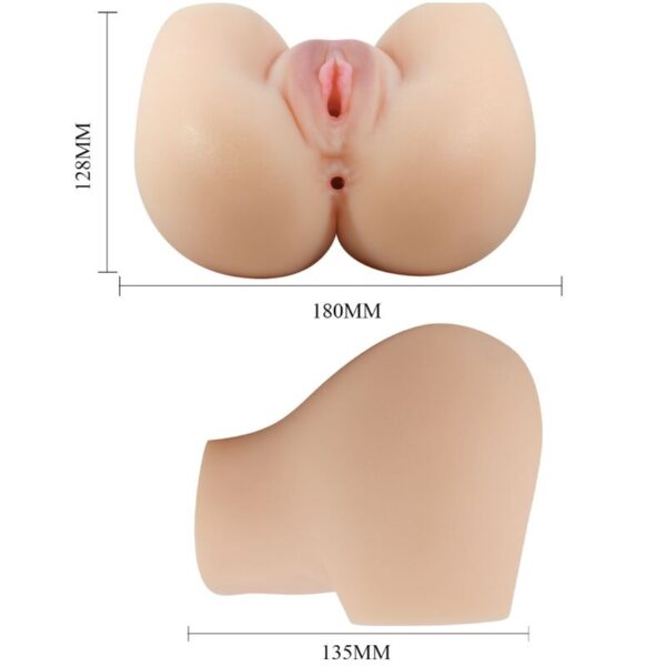 CRAZY BULL - REALISTIC VAGINA AND ANUS MILA VIBRATOR - Image 6