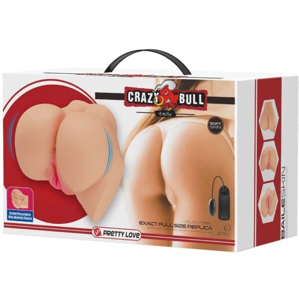 CRAZY BULL - REALISTIC VAGINA AND ANUS EMILIA VIBRATOR - Image 9