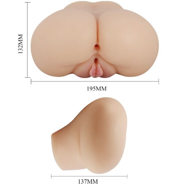 CRAZY BULL - REALISTIC VAGINA AND ANUS LUNA VIBRATOR - Image 6