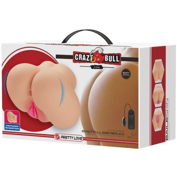 CRAZY BULL - REALISTIC VAGINA AND ANUS LUNA VIBRATOR - Image 9