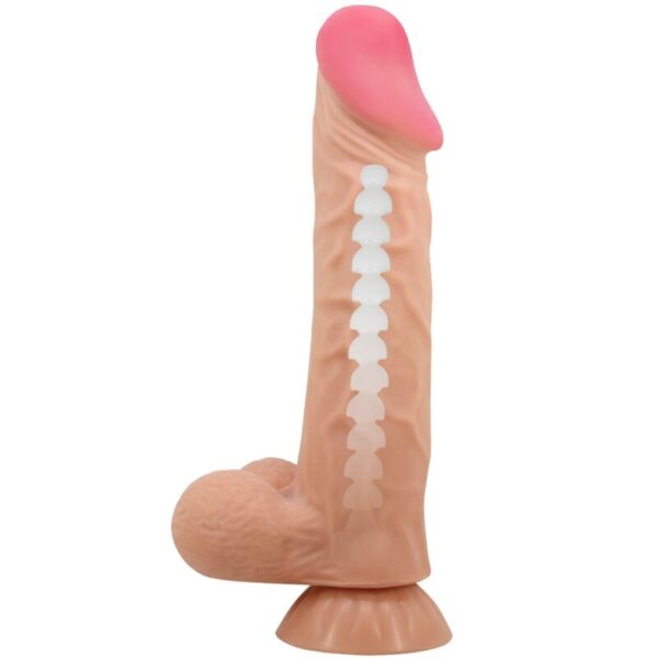 PRETTY LOVE - SLIDING SKIN SERIES REALISTIC DILDO WITH SLIDING SKIN SUCTION CUP 24 CM - Image 5