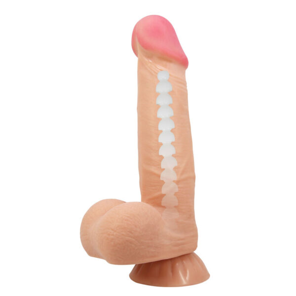 PRETTY LOVE - SLIDING SKIN SERIES REALISTIC DILDO WITH SLIDING SKIN SUCTION CUP 21.8 CM - Image 6