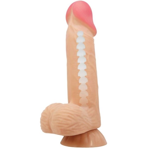 PRETTY LOVE - SLIDING SKIN SERIES REALISTIC DILDO WITH SLIDING SKIN SUCTION CUP 20.6 CM - Image 5
