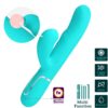 PRETTY LOVE - PERLITA MULTIFUNCTION 3 IN 1 G-SPOT VIBRATOR AQUA GREEN - Image 10