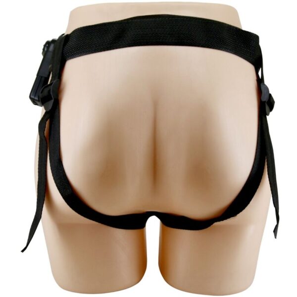 PRETTY LOVE - HARNESS BRIEFS STARKS MULTI-SPEED VIBRATION DILDO 17,5 CM LIGHT BROWN - Image 4