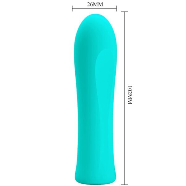 PRETTY LOVE - ALFREDA SUPER POWER VIBRATOR AQUA GREEN - Image 5