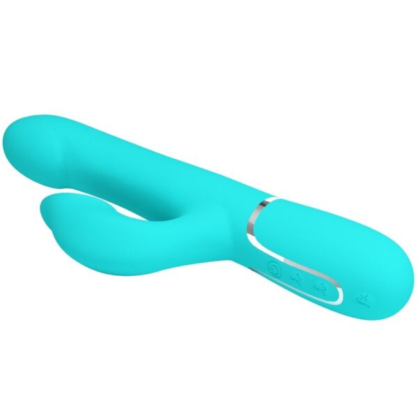 PRETTY LOVE - RABBIT VIBRATOR PEARLS AQUA GREEN - Image 6