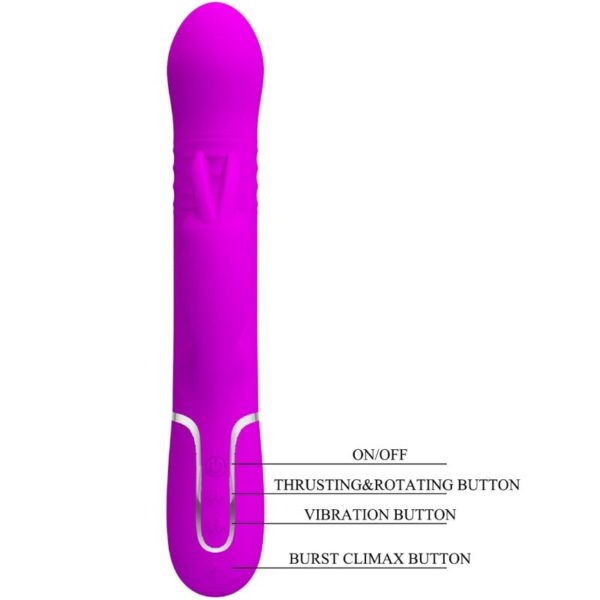 PRETTY LOVE - COALE RABBIT VIBRATOR PEARLS VIOLET - Image 8