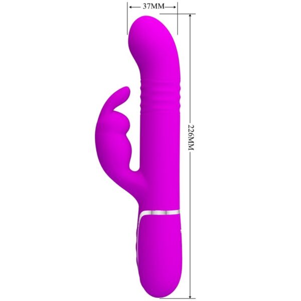 PRETTY LOVE - COALE RABBIT VIBRATOR PEARLS VIOLET - Image 7