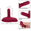 CALEXOTICS - RIDER MASSAGER DOUBLE MOTOR REMOTE CONTROL RED - Image 13