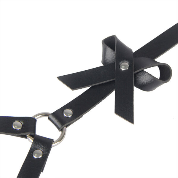 SUBBLIME - LEATHER WAIST AND LEG HARNESS BLACK ONE SIZE - Image 6